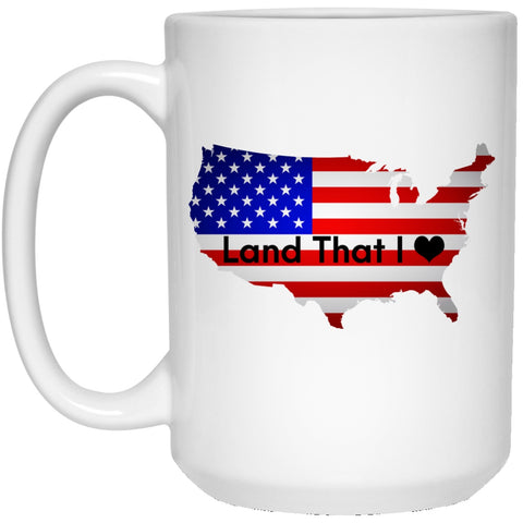 Drinkware - 21504 15 Oz. White Mug Land That I Love