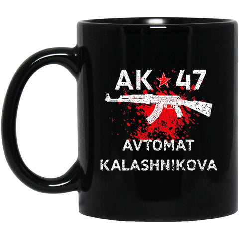 Drinkware - BM11OZ 11 Oz. Black Mug AK47