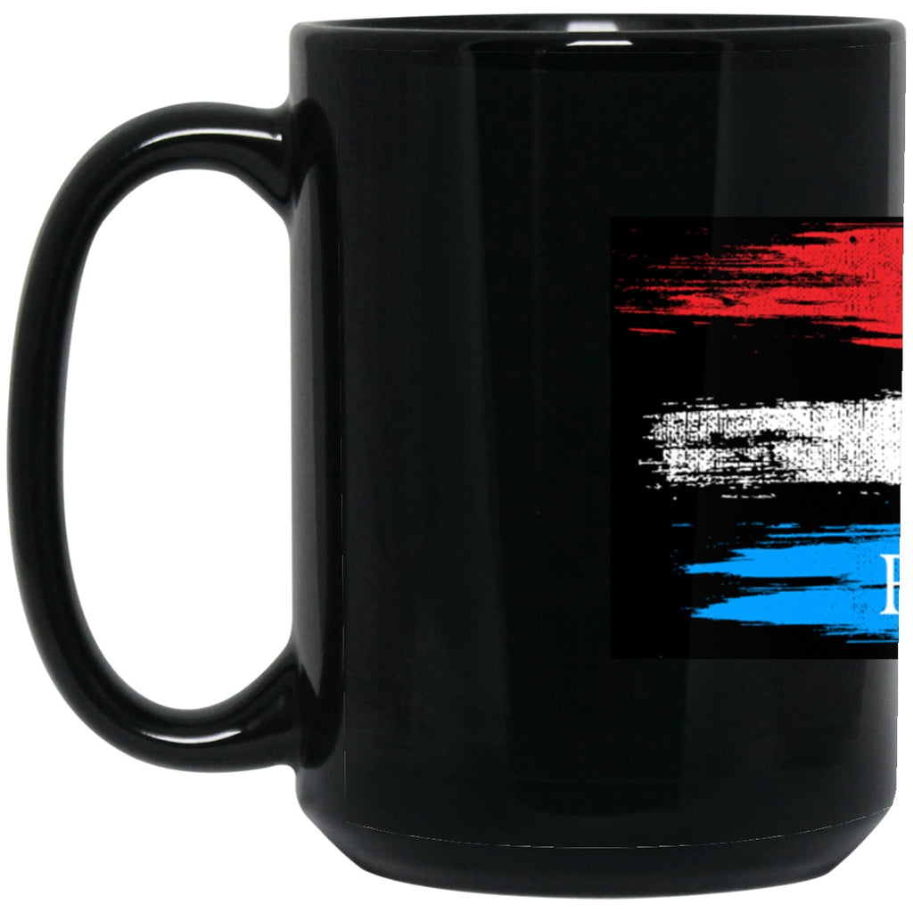 Drinkware - BM15OZ 15 Oz. Black Mug Faith Family Freedom