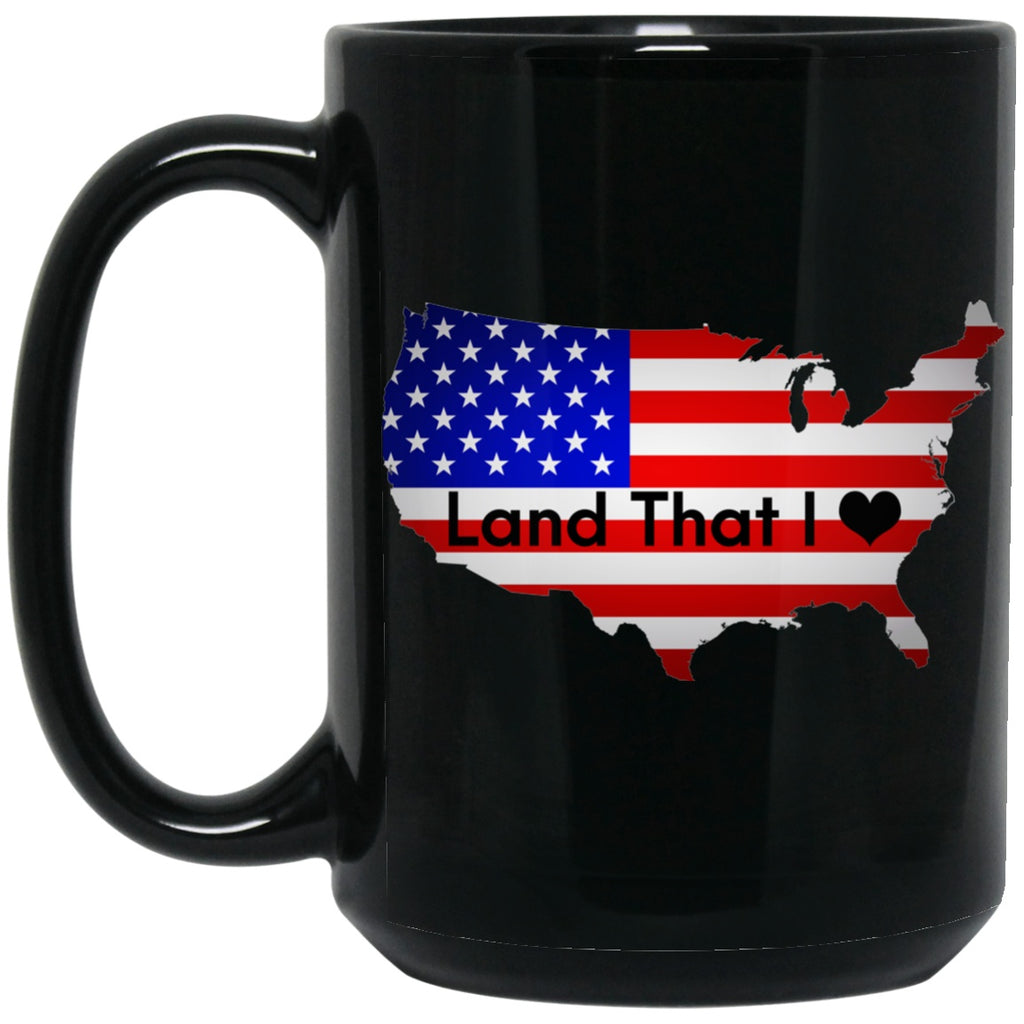 Drinkware - BM15OZ 15 Oz. Black Mug Land That I Love