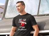 Gun Tee Shirts - AK-47 Up Front And Personal ($10.00 Off Today)