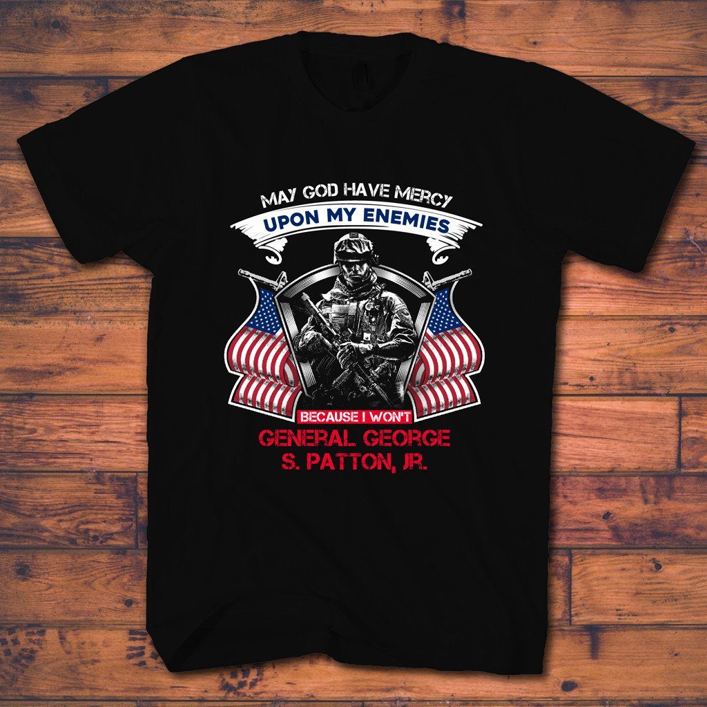 Military Tee Shirts - Patton And His Enemies ($5.00 Off Today)