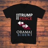 Political Tee Shirts - Trump Pence To The White House - Save $10.00 Today
